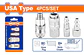 Set De 4 Acoples Neumatico Tipo Usa Macho /hembra 1/4 Wadfow - Miniatura 3
