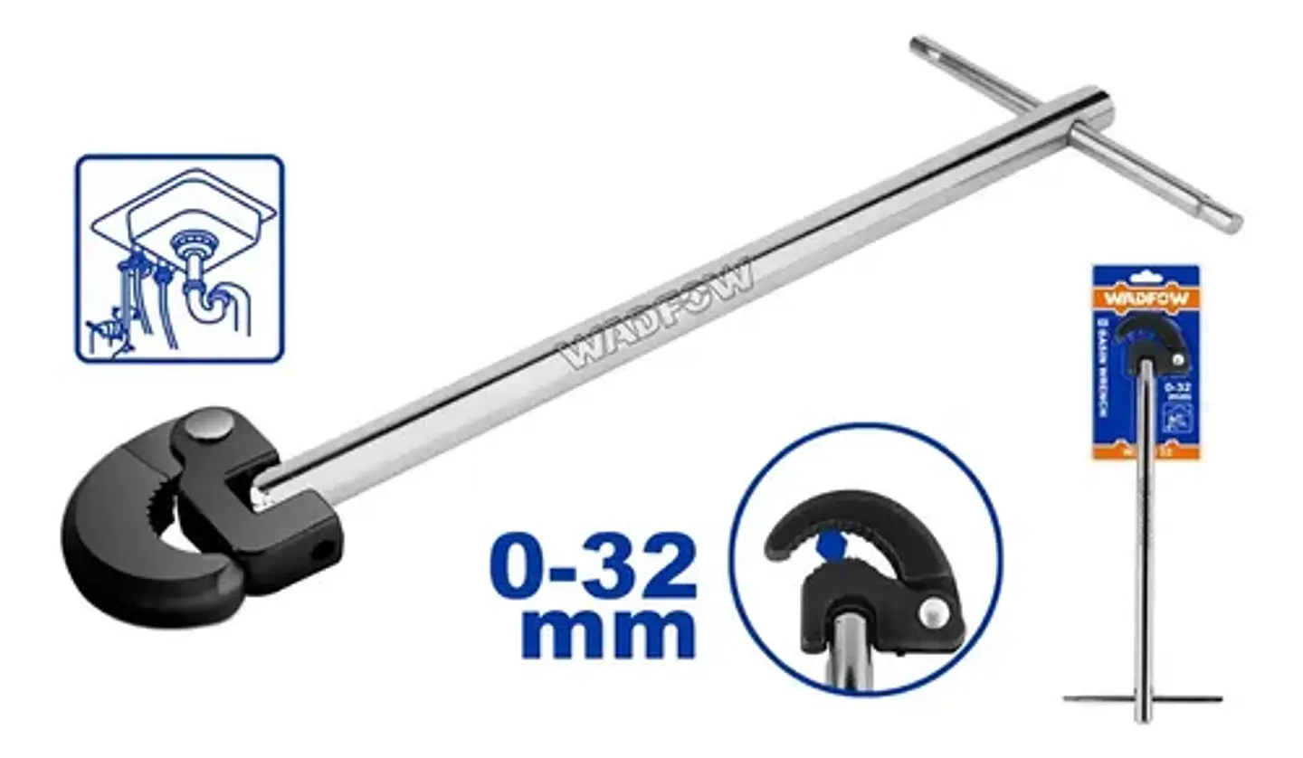 Llave Lavatorio Gasfiter 8-32 Mm 250 Mm 10 Pu Wadfow Wbf1732 7