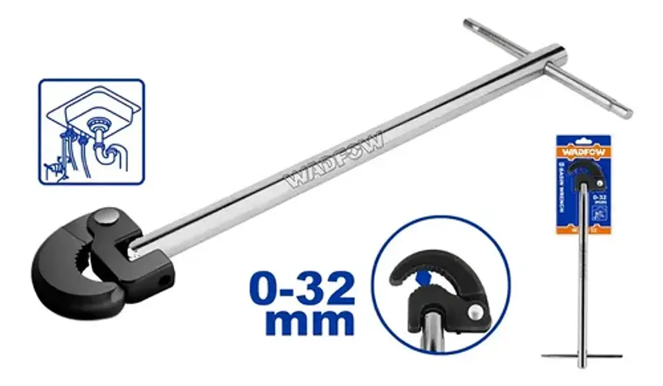 Llave Lavatorio Gasfiter 8-32 Mm 250 Mm 10 Pu Wadfow Wbf1732 7