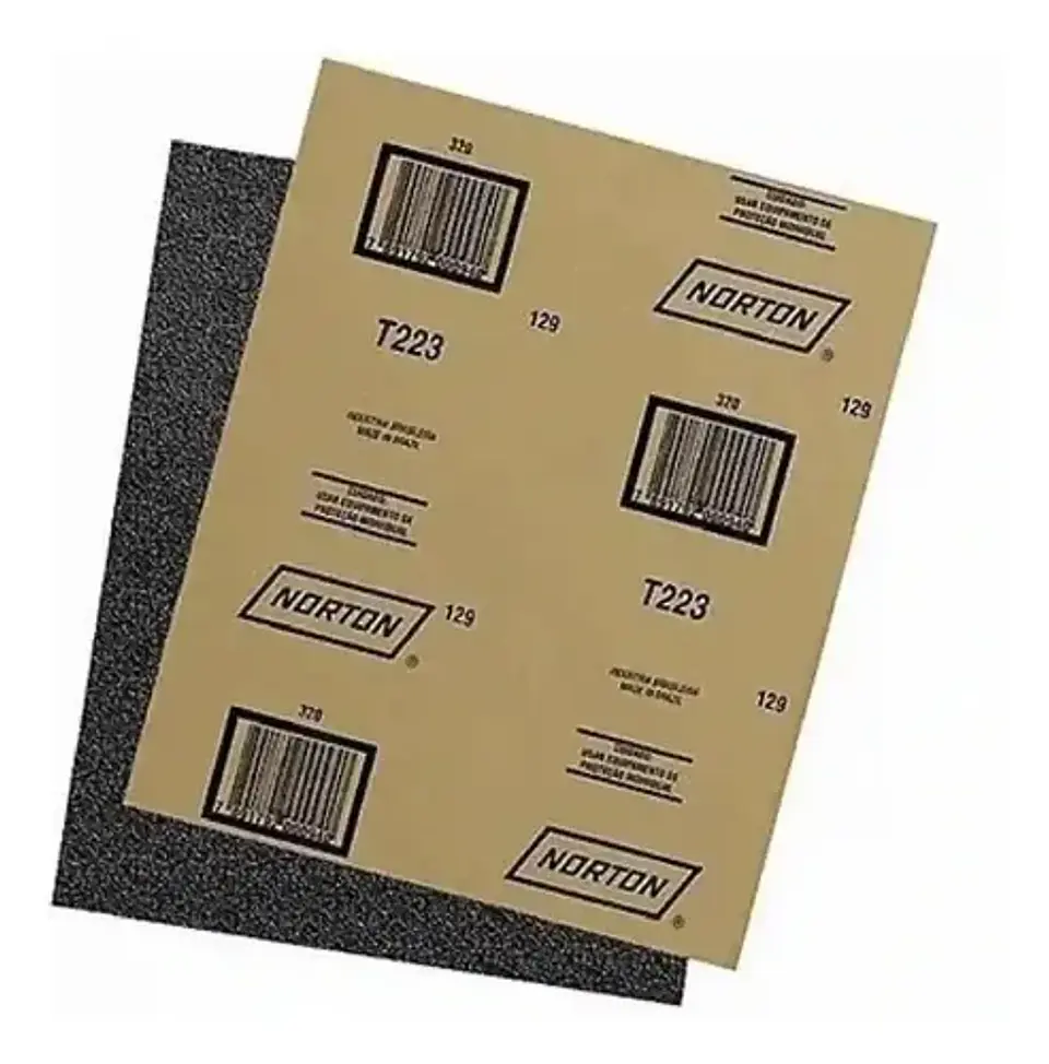 Set 5 Lijas Al Agua Ferretera T-223 230x280 Mm Norton 1