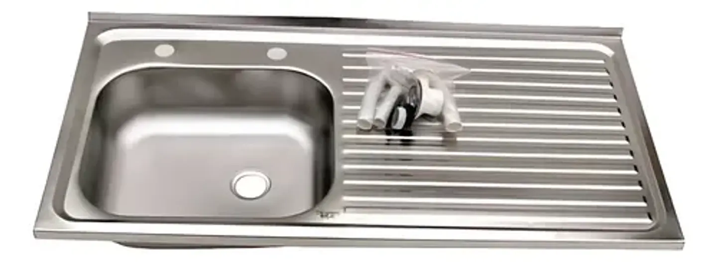 Lavaplatos Lava Vajilla Sobreponer 100x50 Taumm Derecho Gris 1