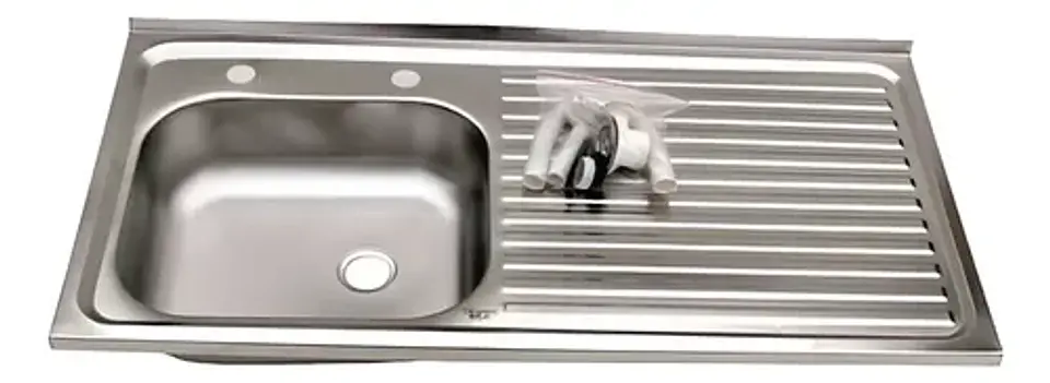 Lavaplatos Lava Vajilla Sobreponer 100x50 Taumm Derecho Gris 1