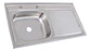 Lavaplatos Lava Vajilla Sobreponer 100x50 Taumm Derecho Gris - Miniatura 2
