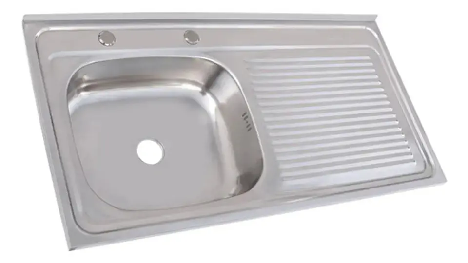 Lavaplatos Lava Vajilla Sobreponer 100x50 Taumm Derecho Gris 2