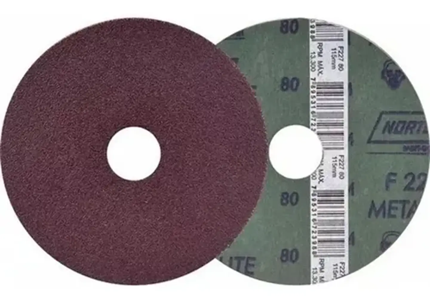 Disco Fibra Desbaste Abrasivo Norton F224 G36 115x22mm 4 1/2 3