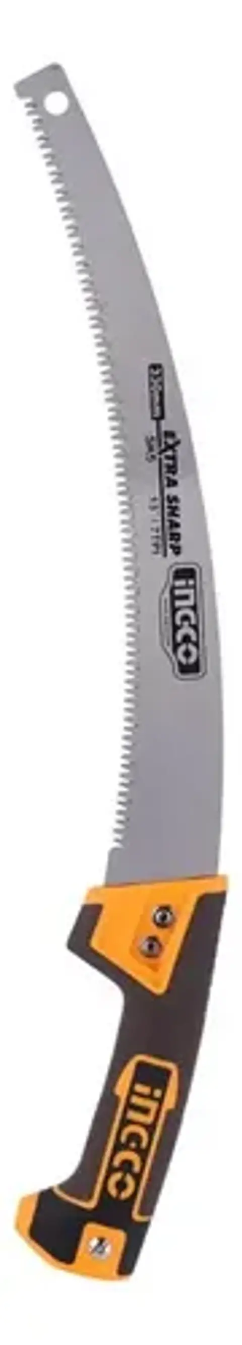 Serrucho De Poda Curvo 330 Mm 13 Pulgadas Ingco Hps3306 Marrón Oscuro
