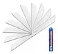 Set Pack 10 Und Repuesto Cuchillo Cartonero Wadfow 18x100 Mm - Miniatura 5