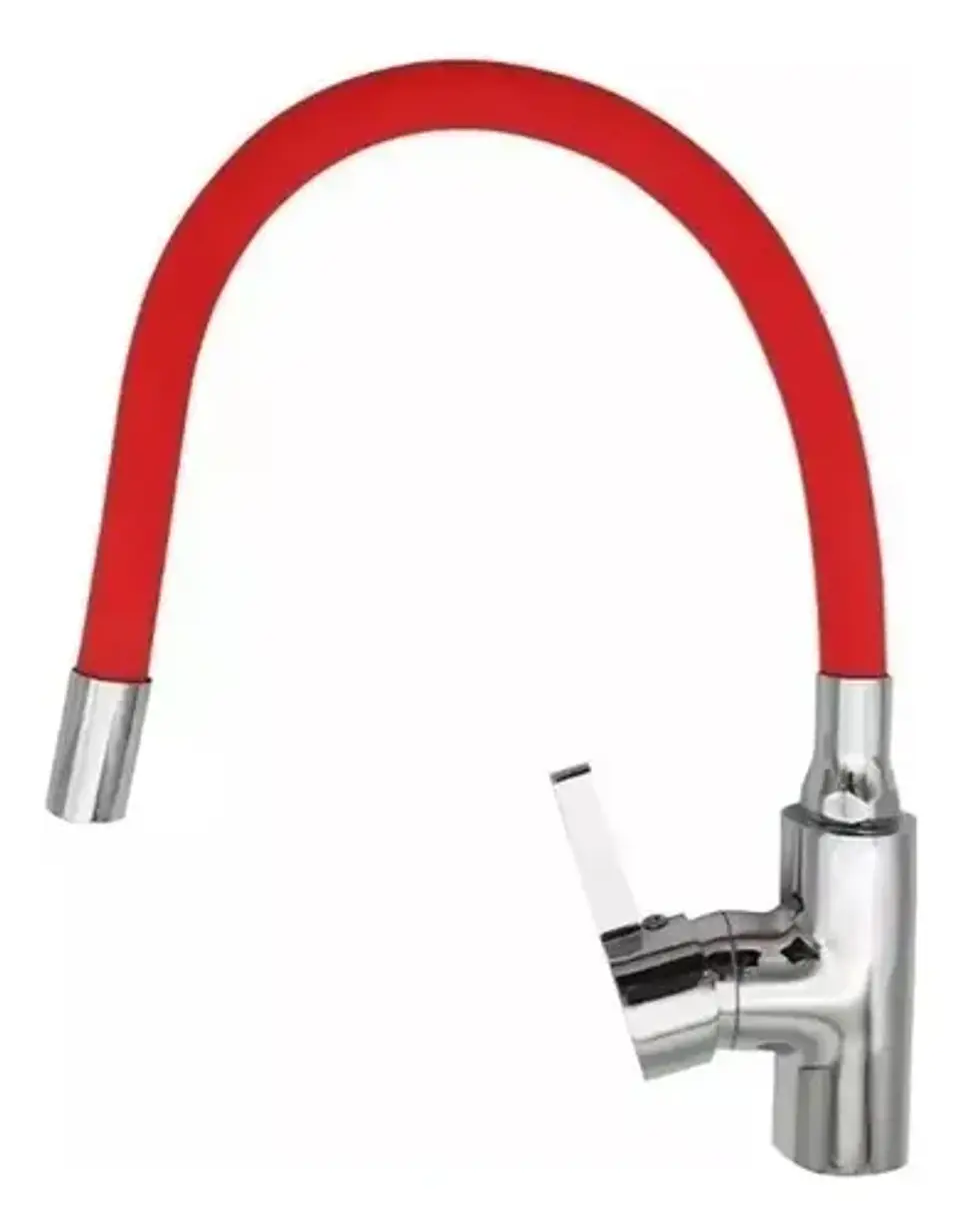 Llave Monomando Lavaplatos Cuello Flexible Taumm Grifo 4