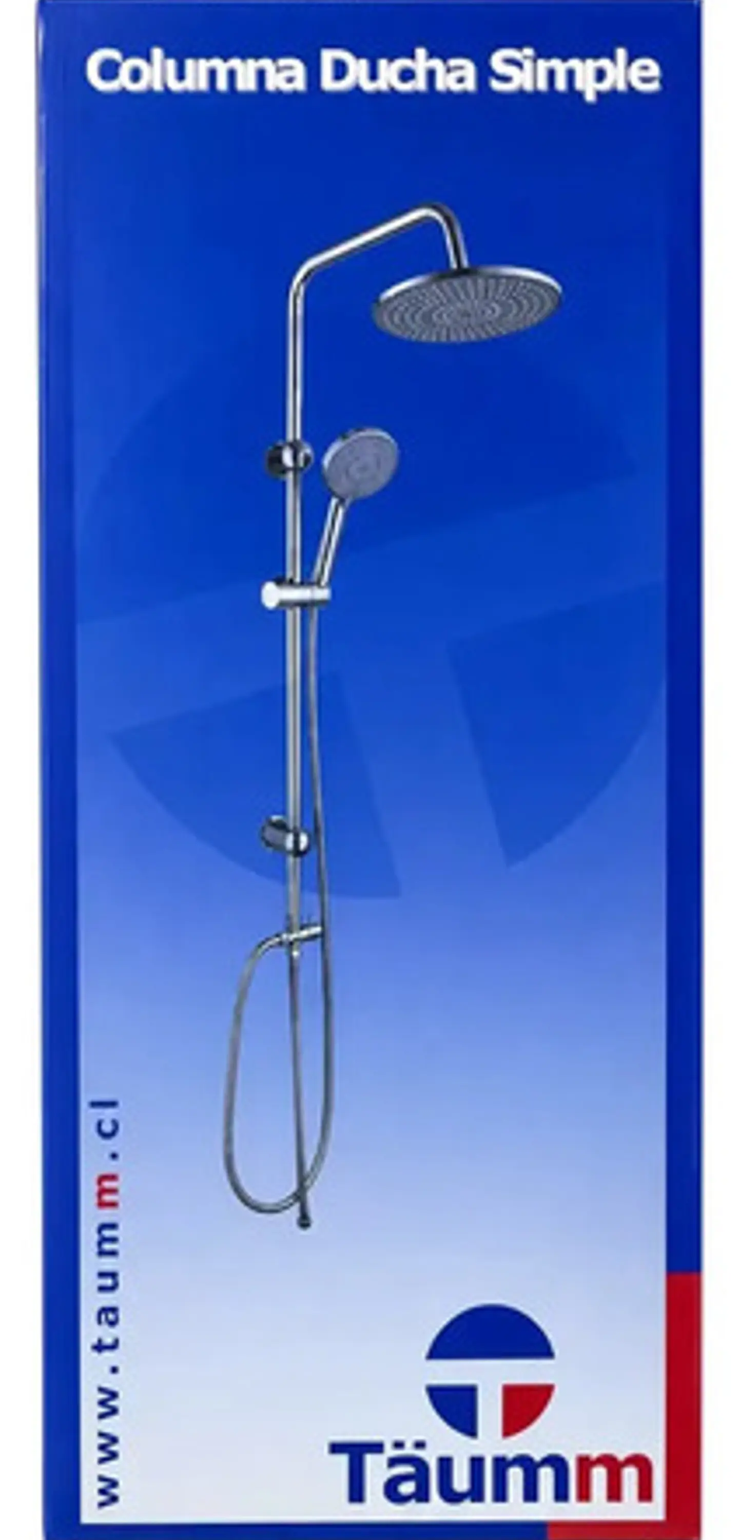 Columna De Ducha Simple De Acero Inoxidable Taumm 3