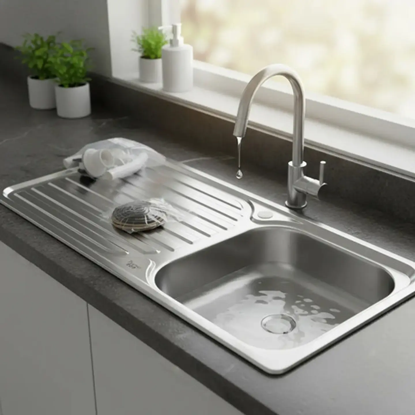 Lavaplatos Empotrable 100x44 Cm Eco P Monomando Izquie Taumm 3