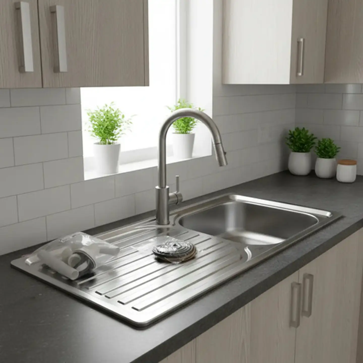 Lavaplatos Empotrable 100x44 Cm Eco P Monomando Izquie Taumm 4