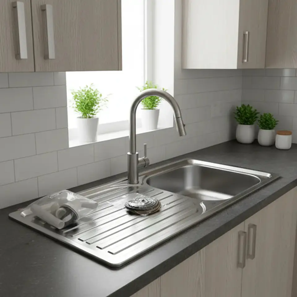 Lavaplatos Empotrable 100x44 Cm Eco P Monomando Izquie Taumm 4