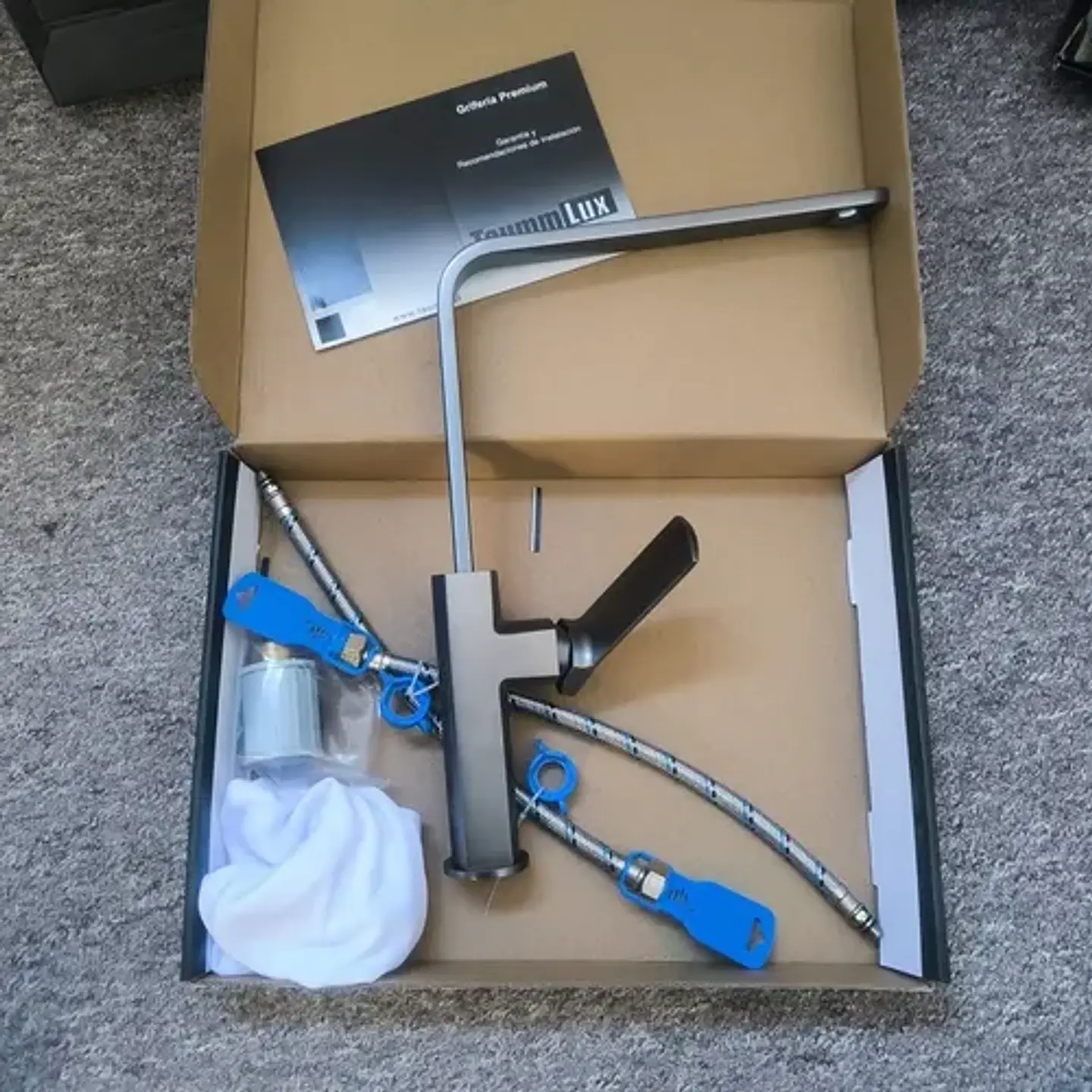 Llave Monomando Lavaplatos Vertical Kassel Taumm Deluxe Prem 5