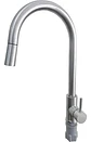 Llave Monomando Lavaplato Vertical Modern Taumm Extraíble In Plateado Brillante - Miniatura 3