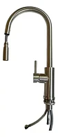 Llave Monomando Lavaplato Vertical Modern Taumm Extraíble In Plateado Brillante - Miniatura 4