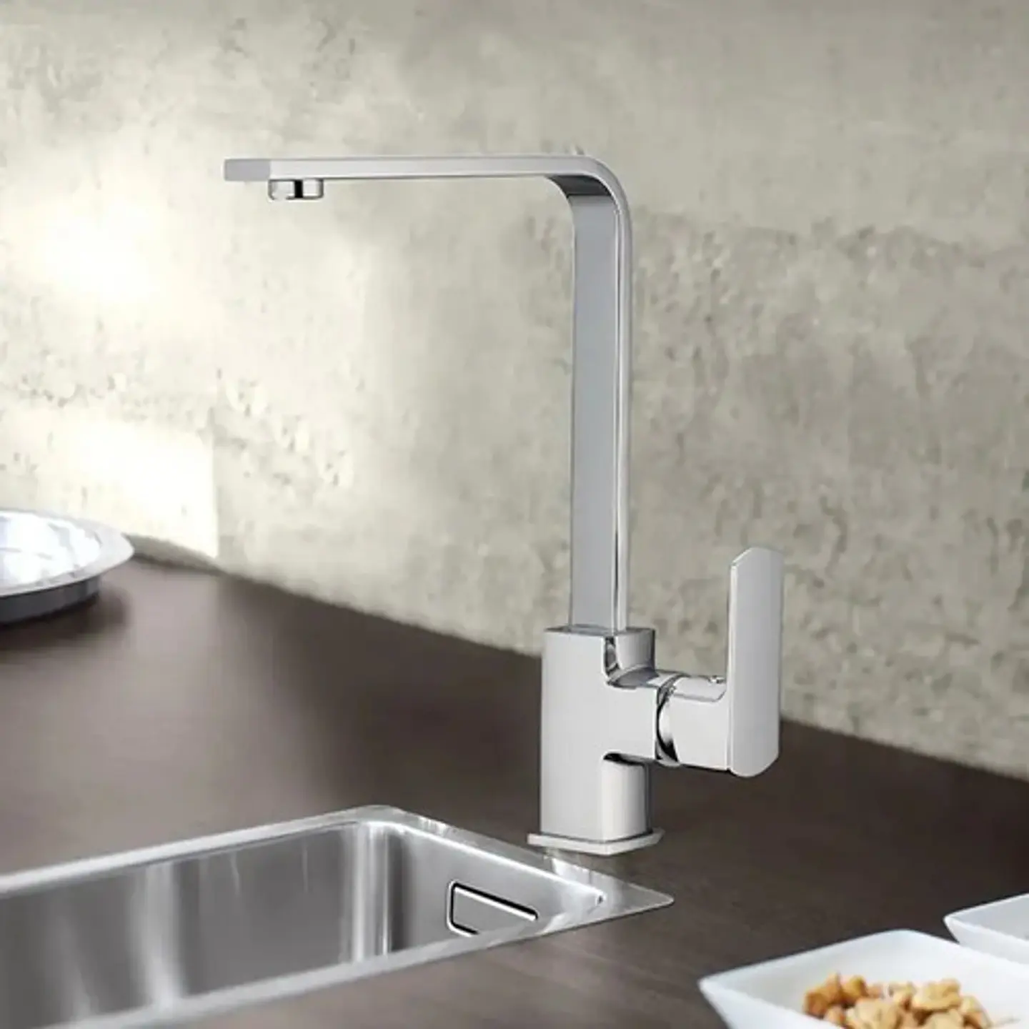 Llave Monomando Lavaplatos Vertical Recto Dusseldorf Taumm 5
