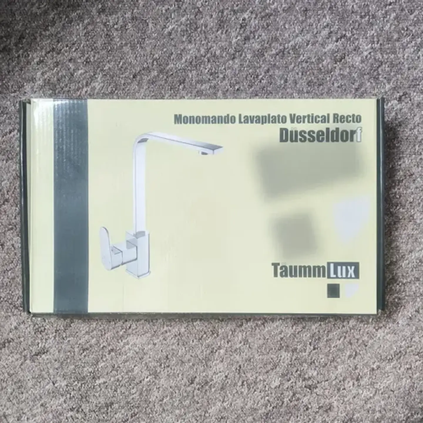 Llave Monomando Lavaplatos Vertical Recto Dusseldorf Taumm 7