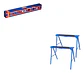 Set 2 Caballetes Plegables Wadfow 100 Kg 99x48x78 Cm Wdz1510 - Miniatura 9