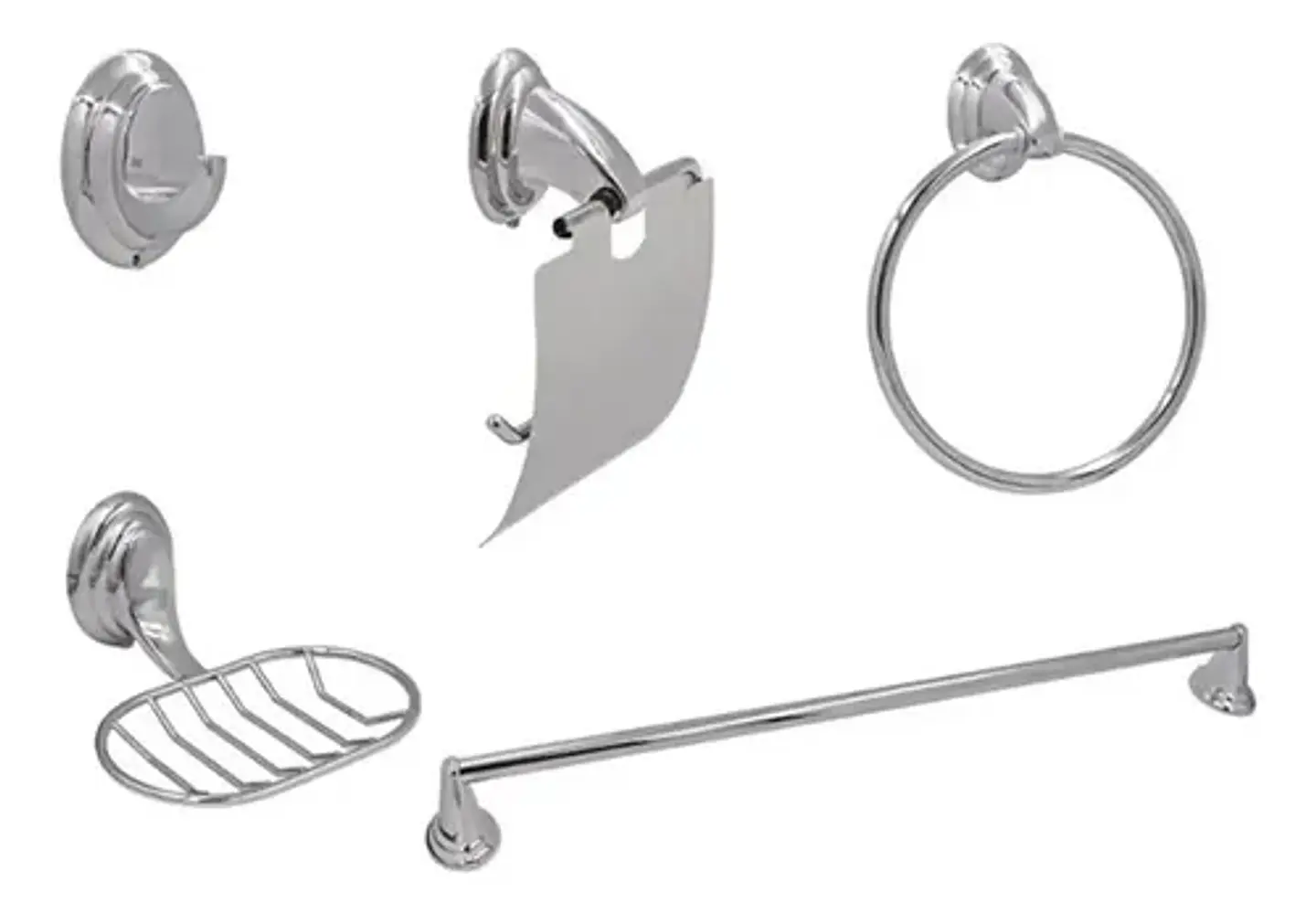 Set De Accesorios De Baño 5 Piezas Colomba Taumm 1