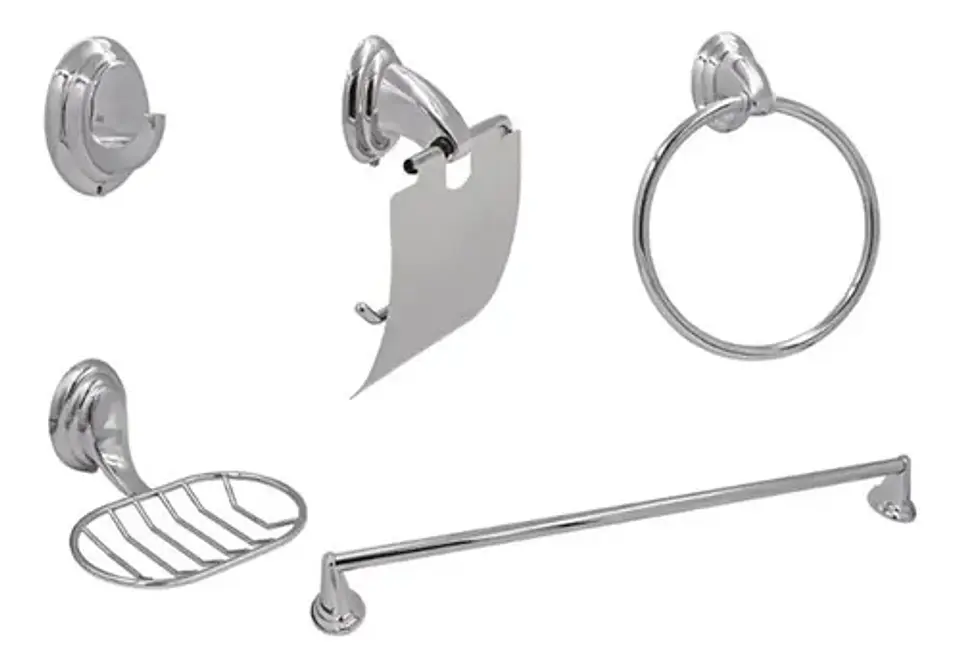Set De Accesorios De Baño 5 Piezas Colomba Taumm 1