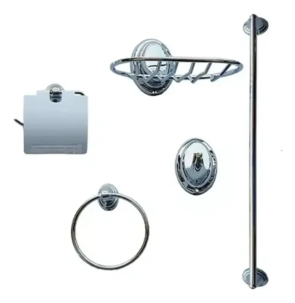 Set De Accesorios De Baño 5 Piezas Colomba Taumm 2