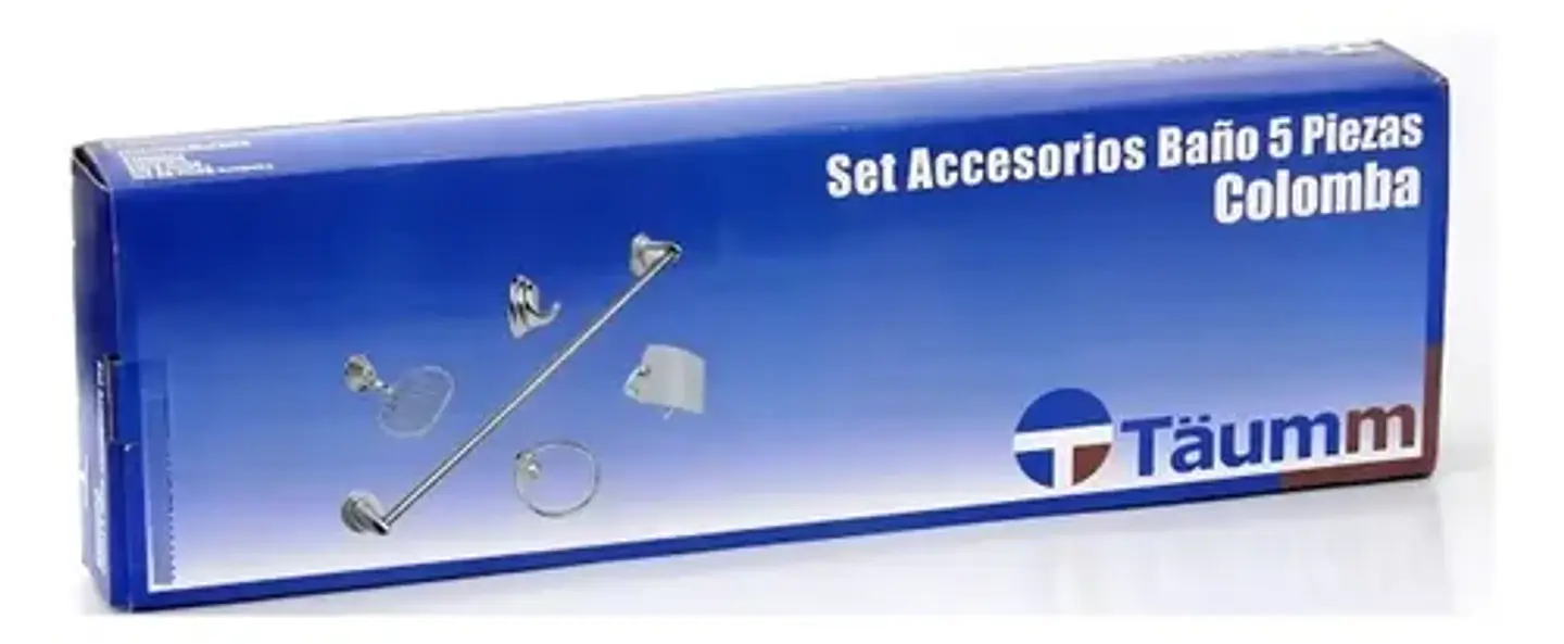 Set De Accesorios De Baño 5 Piezas Colomba Taumm 4
