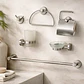 Set De Accesorios Baño Pared Freiburg Taumm Vidrio 6 Piezas - Miniatura 1