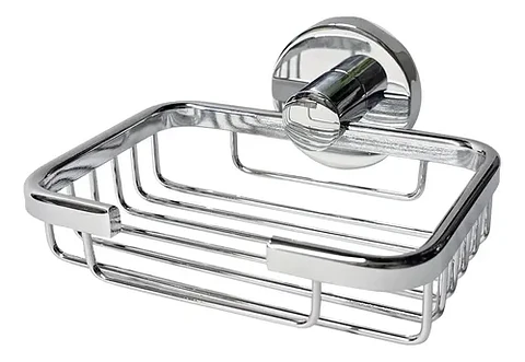 Jabonera En Acero Inoxidable Accesorio Para Baño Color Plateado