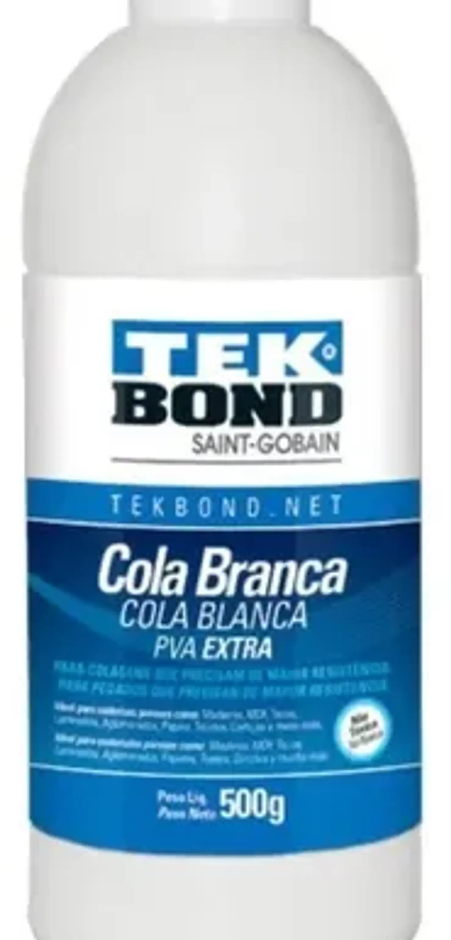 Cola Blanca Pva Extra 500g Manualidades Madera Tekbond 6