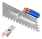 Espátula Para Yeso Llana Dentada Wadfow Empaste Mayolica - Miniatura 1