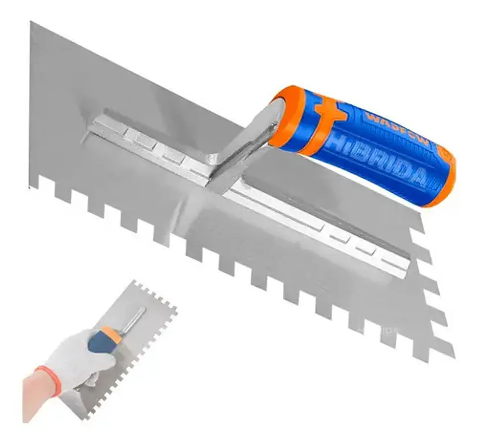 Espátula Para Yeso Llana Dentada Wadfow Empaste Mayolica 1