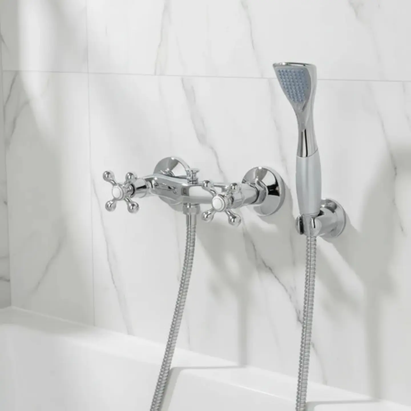 Llave Combinación Ducha Bonn Taumm Con Flexible Mango Ducha 1