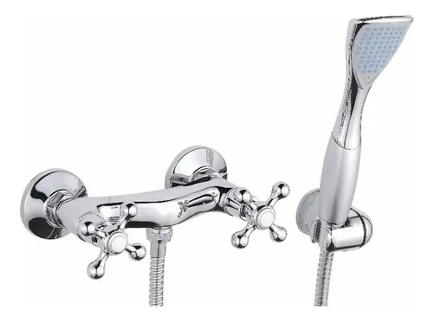 Llave Combinación Ducha Bonn Taumm Con Flexible Mango Ducha 3