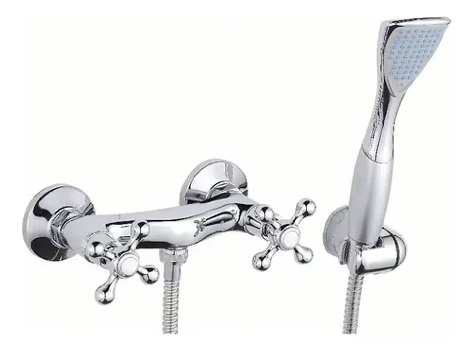 Llave Combinación Ducha Bonn Taumm Con Flexible Mango Ducha 3