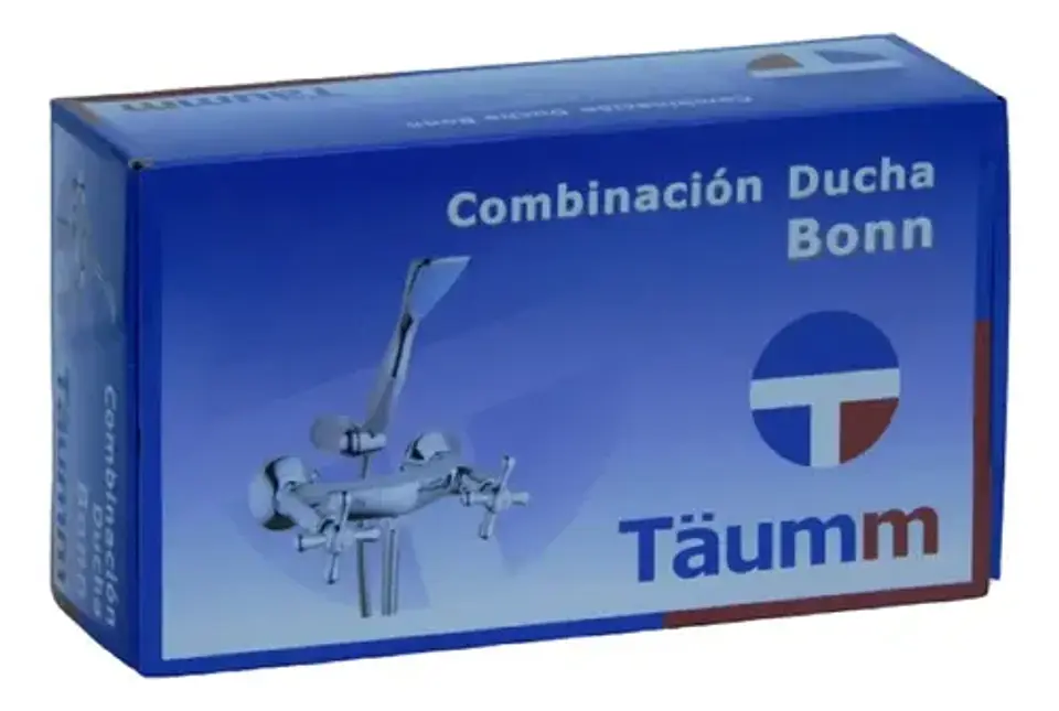Llave Combinación Ducha Bonn Taumm Con Flexible Mango Ducha 4