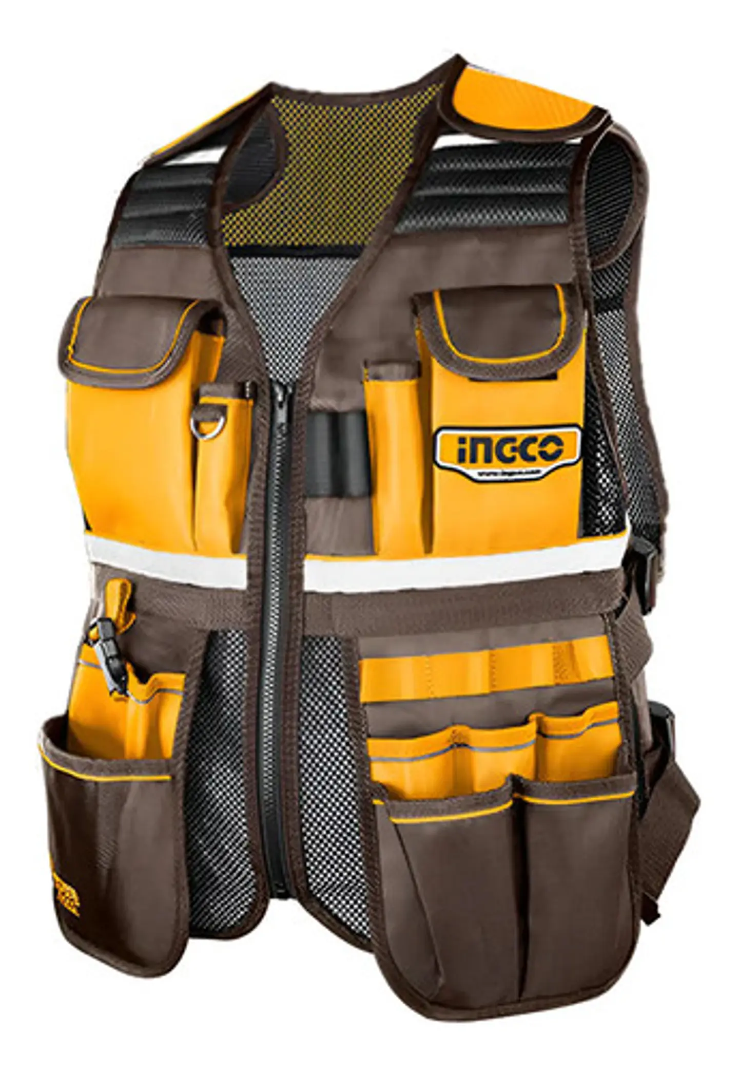 Chaleco Coleto Porta Herramientas 3kg 17 Bol Ingco Htvt09028 1