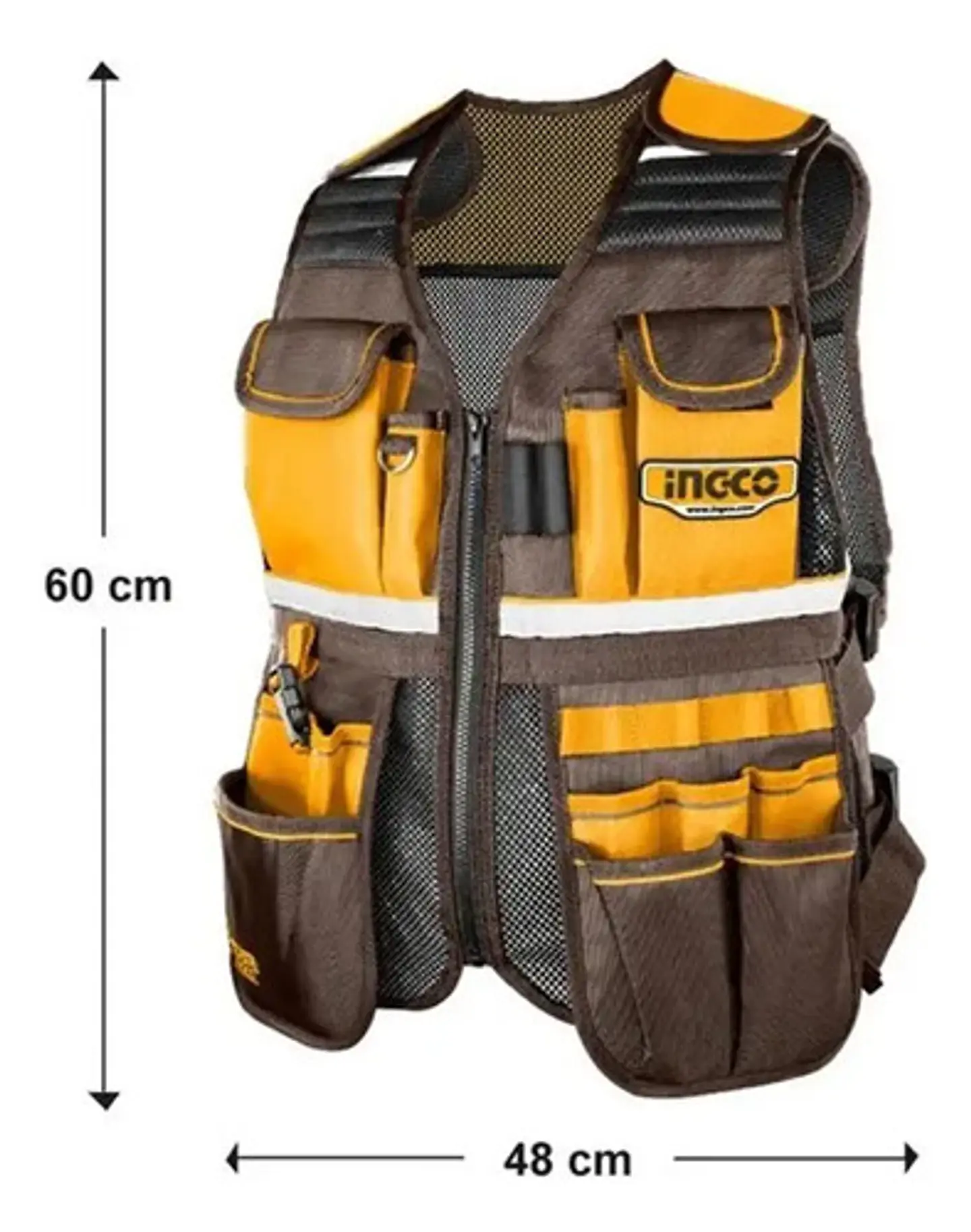 Chaleco Coleto Porta Herramientas 3kg 17 Bol Ingco Htvt09028 3