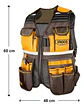 Chaleco Coleto Porta Herramientas 3kg 17 Bol Ingco Htvt09028 - Miniatura 3