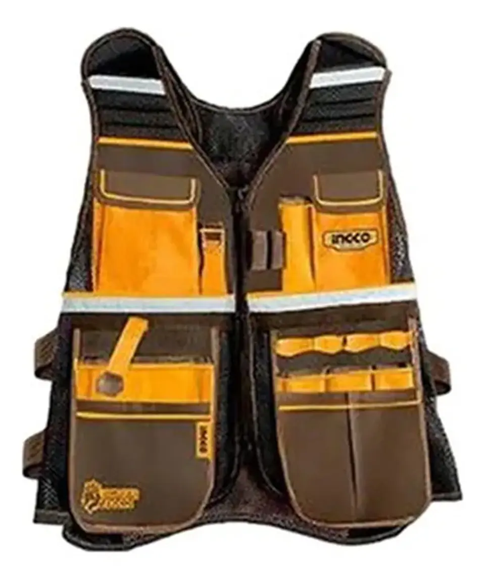 Chaleco Coleto Porta Herramientas 3kg 17 Bol Ingco Htvt09028 4