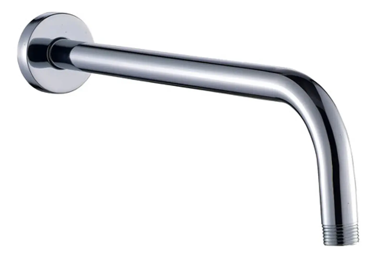 Brazo Para Plato Ducha Cromado Largo 30cm 1/2puLG He Taumm 4