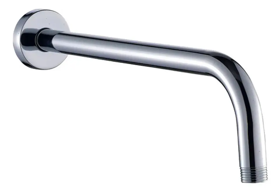 Brazo Para Plato Ducha Cromado Largo 30cm 1/2puLG He Taumm 4