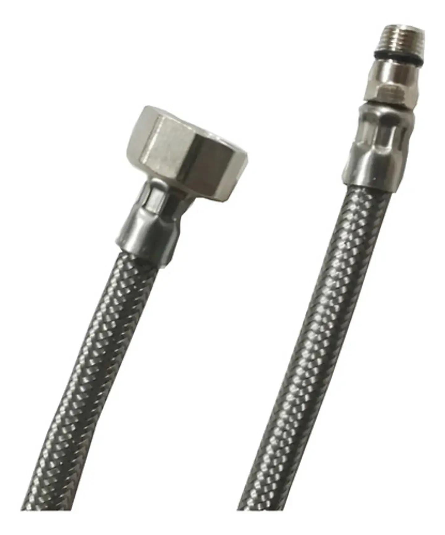 Flexible Agua He-hi M10 X 1/2  35 Cm Rojo Taumm 500 Psi 1