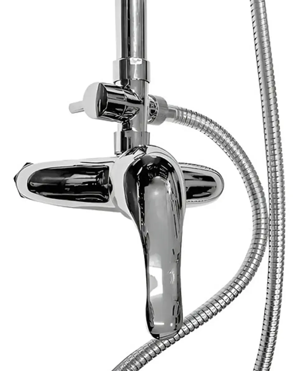 Columna Ducha Circular Con Monomando Ducha 9