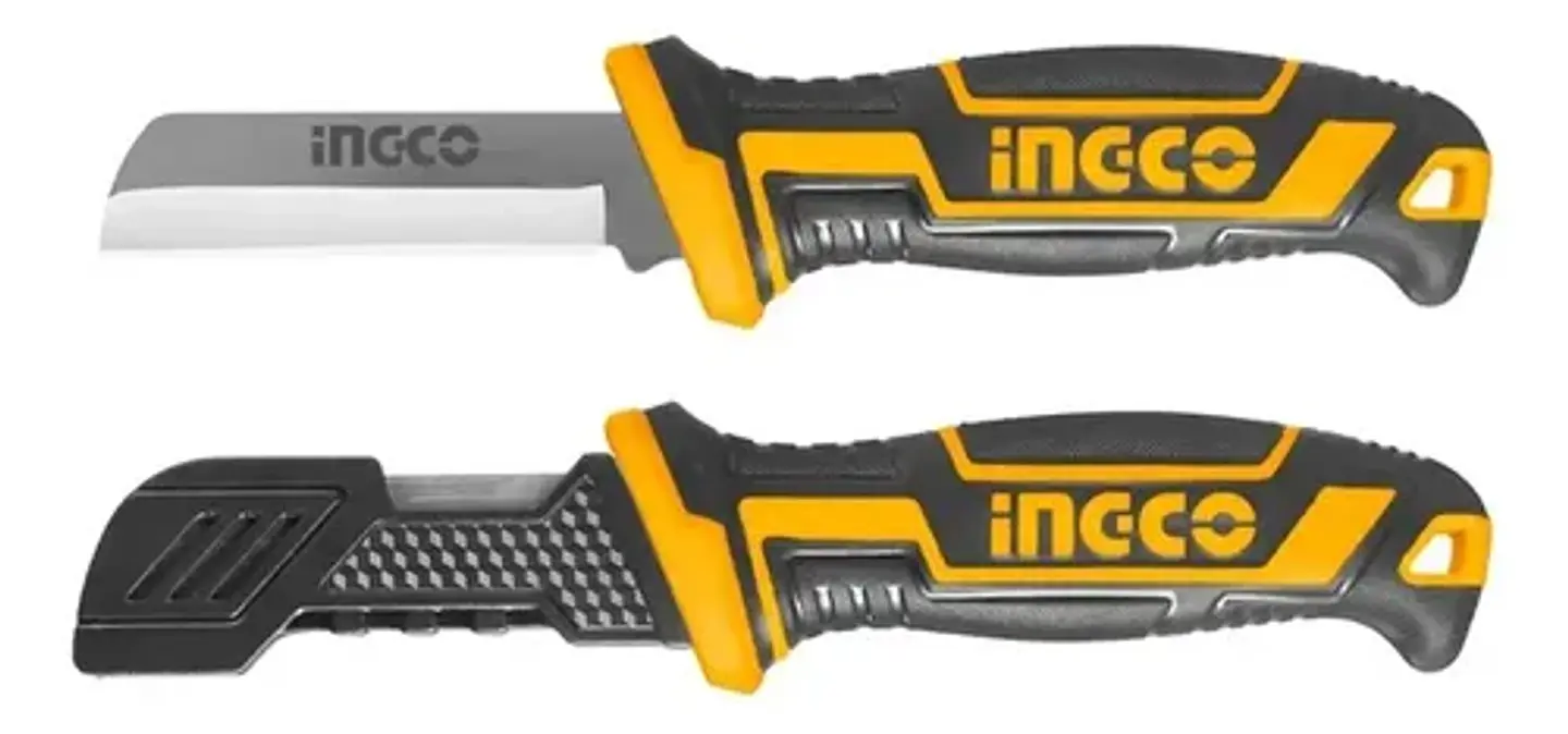 Cuchillo Pelacables Hoja Recta 200mm Ingco Hpk82101 4