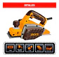 Cepilladora Electrica Industrial 750w Ingco Pl7508-7 Amarillo - Miniatura 2
