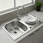 Lavaplatos Lava Vajilla Sobreponer 80x50 Taumm Derecho Desag - Miniatura 5