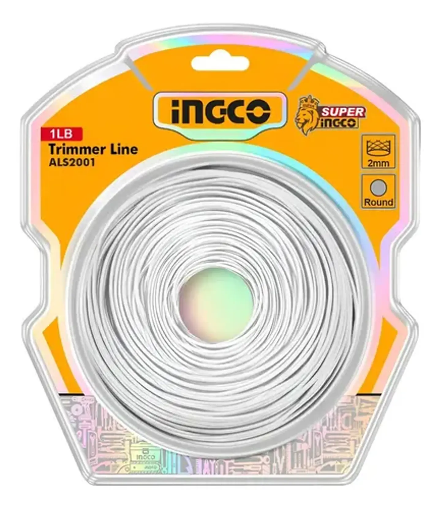 Carretel Tanza Hilo Orilladora Desmalezadora 2mmx120m Ingco 3