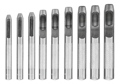 Kit Sacabocados De Impacto Set 9 Piezas