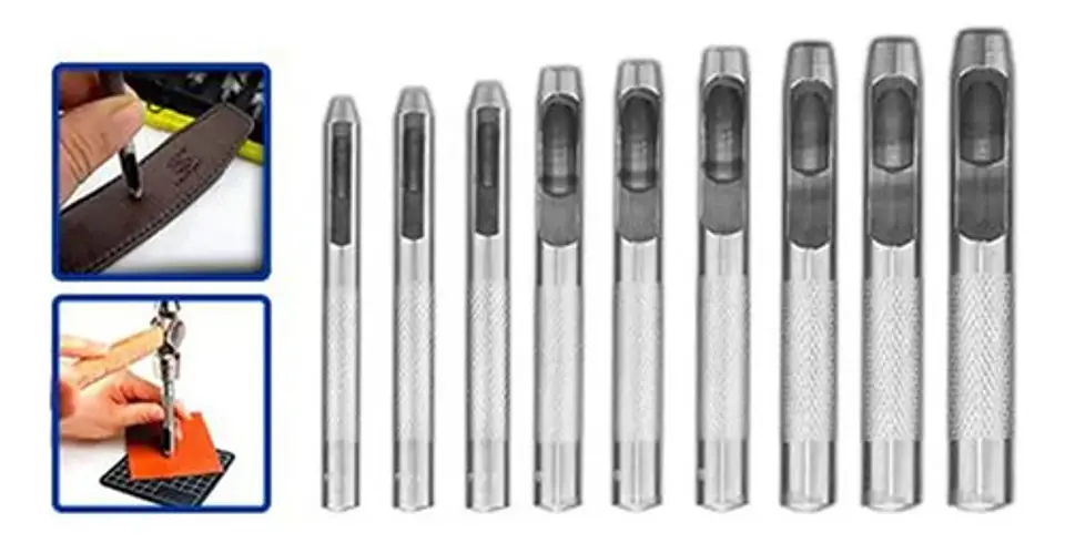 Kit Sacabocados De Impacto Set 9 Piezas 2