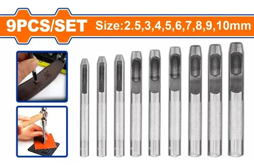Kit Sacabocados De Impacto Set 9 Piezas 3